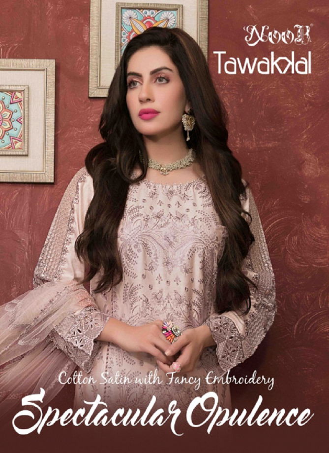 Noor Tawakkal  Latest Fancy  Designer  Casual Wear Printed Pure Cotton  Dress Materials Pakistani Eid Collection